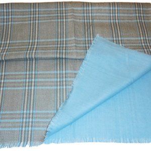 Shawl Double-layer Reversible Wrap Plaid Pashmina Wrap Extra Large Warm Scarf